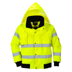Portwest C467 Hi-Vis 3 az 1-ben bomber dzseki sárga