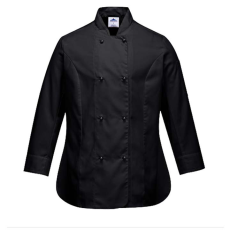 Portwest C837 Rachel női szakácskabát fekete