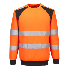 Portwest CD805 WX2 Eco Hi-Vis pulóver narancs-fekete