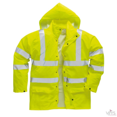 Portwest Citromsárga Sealtex Ultra béleletlen jólláthatósági kabát  (sárga, S)