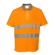 Portwest Comfort Fényvisszaverő Védő Polo Shirt-S171 XXXL Narancs