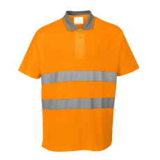 Portwest Cotton Comfort pólóing (narancs, XL)