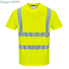 Portwest Cotton Comfort rövid ujjú póló - Sárga láthatósági ruházat