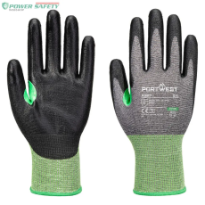 Portwest CS Cut C18 PU vágásbiztos kesztyű - Szürke/Fekete