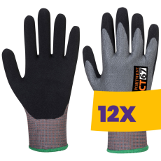 Portwest CT67 AHR Nitril hab vágásbiztos munkakesztyű szürke (Karton - 12 pár)