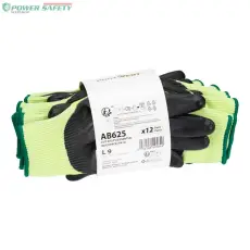 Portwest Cut D13 PU Essential Multipack kesztyű (12 pár) - Sárga/Fekete
