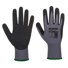 Portwest Dermiflex Aqua nitril védőkesztyű XL-es méret szürke-fekete (AP62G8RXL) védőkesztyű