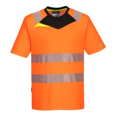 Portwest DX413 DX4 Hi-Vis Póló S/S (narancs/fekete, M)