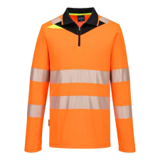 Portwest DX419 DX4 Hi-Vis pólóing narancs-fekete láthatósági ruházat