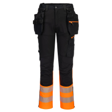 Portwest DX457 DX4 Hi-Vis class 1 craft nadrág (narancs/fekete, 36) láthatósági ruházat