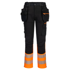 Portwest DX457 DX4 Hi-Vis class 1 craft nadrág (narancs/fekete, 48)