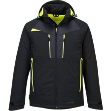 Portwest DX460 - Portwest DX4 Télikabát (fekete/sárga, 3XL) férfi kabát, dzseki