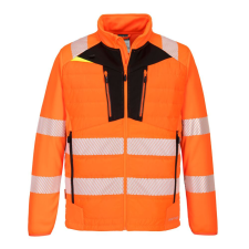 Portwest DX473 DX4 Hi-Vis Baffle kabát narancs-fekete láthatósági ruházat