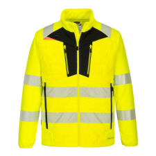 Portwest DX473 DX4 Hi-Vis Baffle kabát sárga-fekete láthatósági ruházat