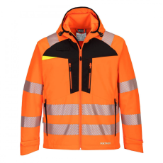 Portwest DX475 Portwest DX4 Jól láthatósági Softshell Dzseki (narancs, XXL)