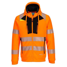 Portwest DX477 DX4 Hi-Vis kapucnis cipzáras pulóver munkaruha