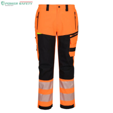 Portwest DX4 Hi-Vis eső nadrág - Narancs/Fekete láthatósági ruházat