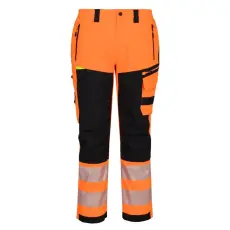 Portwest DX4 Hi-Vis eső nadrág Orange/Black 40