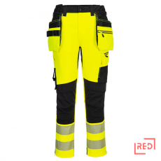 Portwest DX4 Hi-Vis nadrág lezippzározható lengőzsebbel