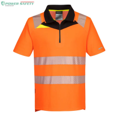 Portwest DX4 Hi-Vis póló S/S - Narancs/Fekete