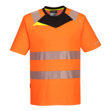 Portwest DX4 Hi-Vis póló S/S Orange/Black M láthatósági ruházat