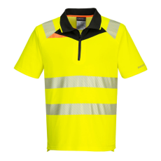 Portwest DX4 Hi-Vis póló S/S Yellow/Black 4XL