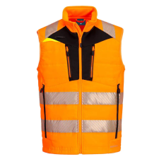 Portwest DX4 Hi-Vis Softshell Mellény Orange/Black L láthatósági ruházat