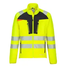 Portwest DX4 Hi-Vis Zip Base felső Yellow/Black M láthatósági ruházat