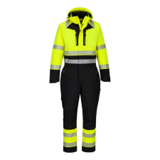 Portwest DX4 jól láthatósági téli overál Yellow/Black XXXL láthatósági ruházat