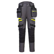 Portwest DX4 levehető lengőzsebes női nadrág Metal Grey 26