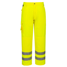 Portwest E046 Hi-Vis Combat jól láthatósági nadrág (4XL)