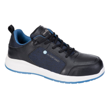 Portwest Eco Composite Trainer S3S SR Black/Blue 44 munkavédelmi cipő