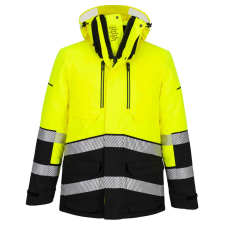 Portwest EV4 Hi-Vis Expedition Parka télikabát Yellow/Black XL láthatósági ruházat