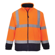 Portwest -F301 kéttónusú Hi-Vis polár dzseki XXXL narancs láthatósági ruházat