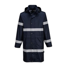 Portwest F437 Iona hosszú sötétkék PVC esőkabát 100 cm