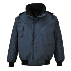 Portwest F465 4 az 1-ben bomber kabát (navy, 3XL)