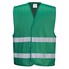 Portwest F474 Iona jól láthatósági mellény (ÜVEGZÖLD, L/XL) láthatósági ruházat