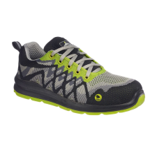 Portwest FC08 Portwest Compositelite Eco Safety Trainer S1P (fekete/sárga, 38) munkavédelmi cipő