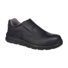 Portwest FD62 Portwest Compositelite Slip On Safety Trainer (fekete, 43) munkavédelmi cipő