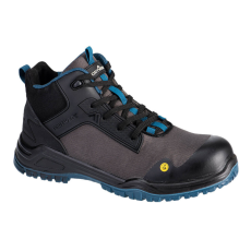 Portwest FE01 Bevel Composite Védőbakancs (44) S3S ESD SR FO (fekete/tengerzöld)