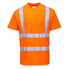 Portwest Fényvisszaverő biztonsági póló Cotton Confort-S170 Orange 4XL láthatósági ruházat
