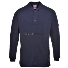 Portwest FR10 Lángálló, antisztatikus hosszú ujjú pólóing (navy, XL) munkaruha