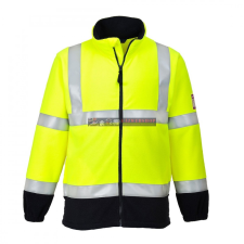 Portwest FR31 Antisztatikus, jól láthatósági polár pulóver ( Sárga - XL ) láthatósági ruházat