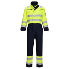 Portwest FR60 Hi-Vis Multi-norm overál sárga-tengerészkék láthatósági ruházat