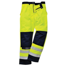 Portwest FR62 HiVis Multi-Norm munkavédelmi láthatósági deréknadrág, Munkanadrág