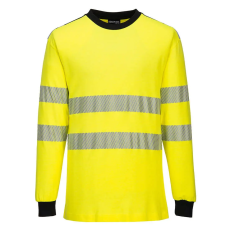 Portwest FR701 WX3 Lángálló Hi-Vis póló (sárga/fekete, M)
