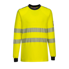 Portwest FR701 WX3 Lángálló Hi-Vis póló (sárga/tengerészkék, XL)