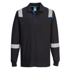 Portwest FR711BKRXL Portwest WX3 Flame Resistant Long Sleeve Polo munkaruha