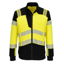 Portwest FR717 PW3 Modaflame Knit Hi-Vis FR lángálló teljes cipzáras pulóver munkaruha