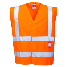 Portwest FR75 Lángálló jól láthatósági mellény (Narancs, S/M) láthatósági ruházat